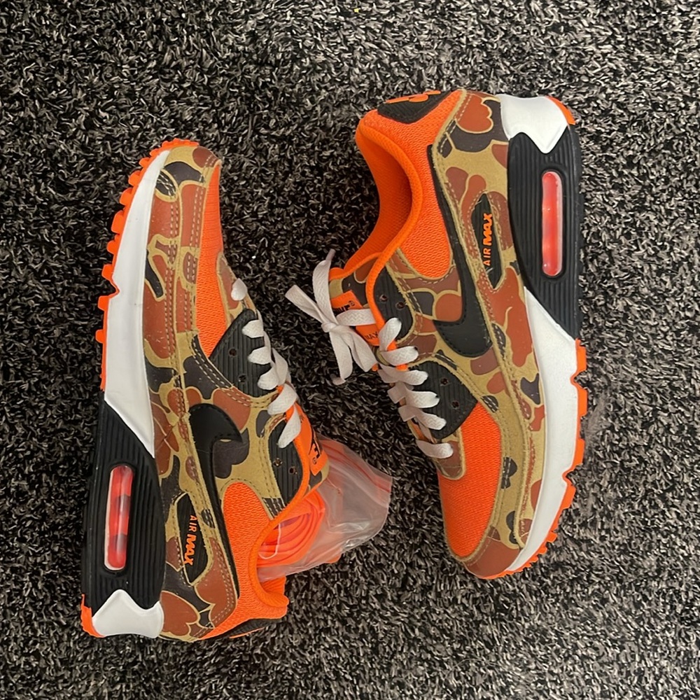 Nike Air Max 90 Orange Camo Size 5